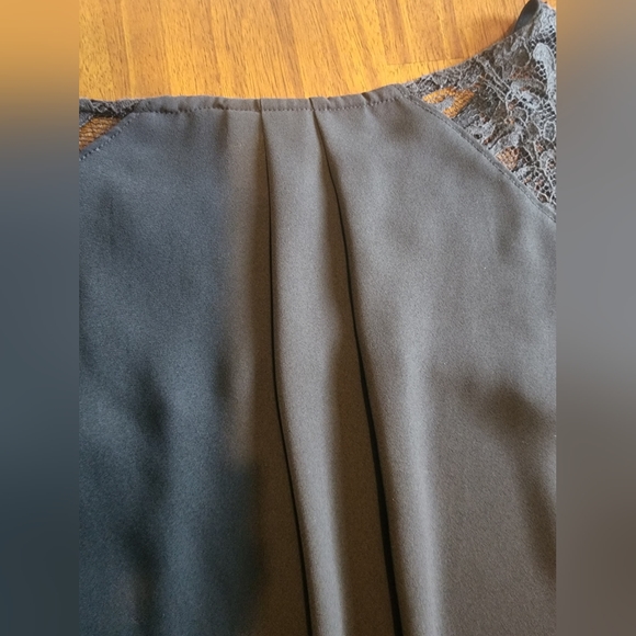 Maeve Black Lace Shoulder Blouse - Picture 8 of 9